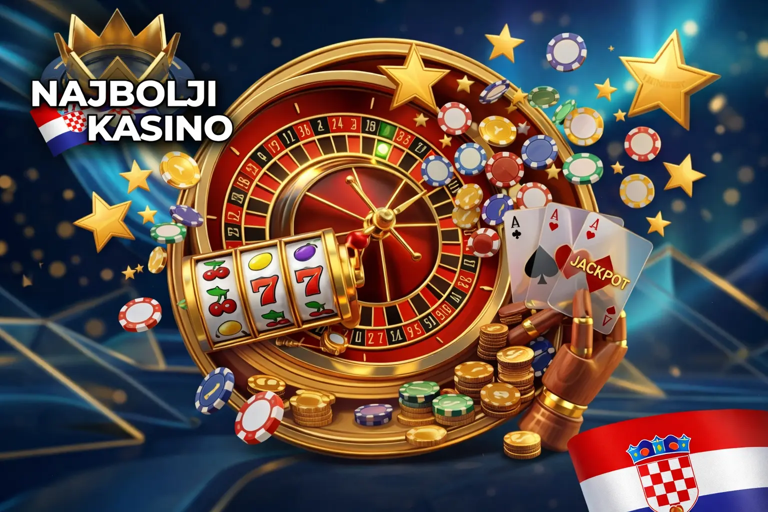 Popularne casino igre i pružatelji softvera na hrvatskom tržištu.